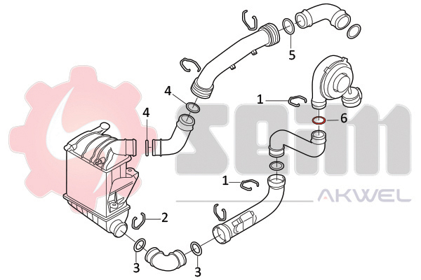 Seim Laadlucht-/turboslang 981970
