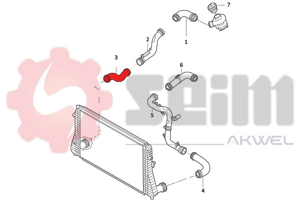 Seim Laadlucht-/turboslang 981973