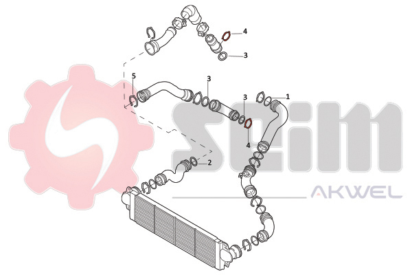 Seim Laadlucht-/turboslang 981975