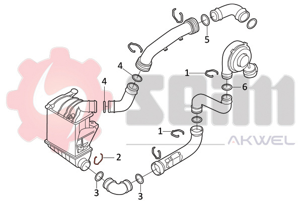 Seim Laadlucht-/turboslang 981975