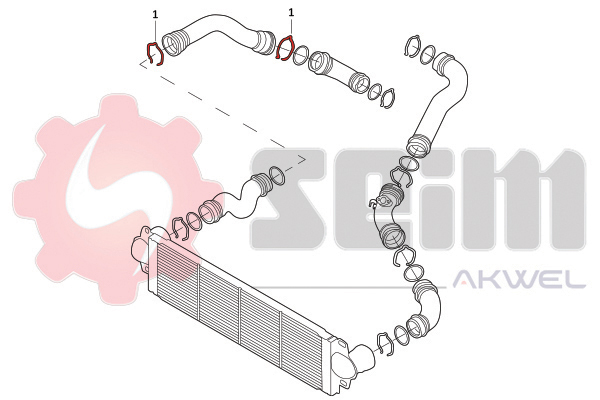 Seim Laadlucht-/turboslang 981975