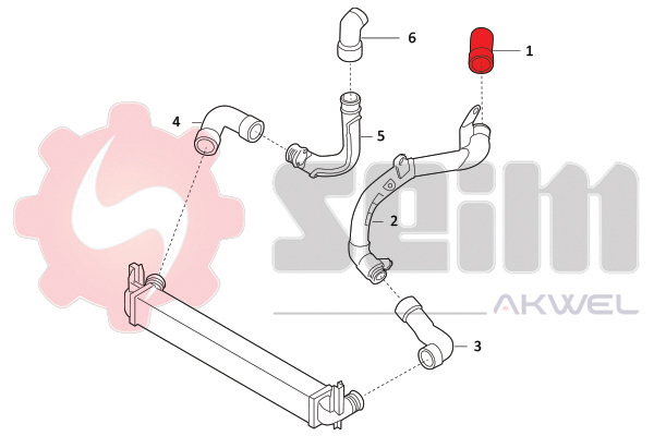 Seim Laadlucht-/turboslang 981976