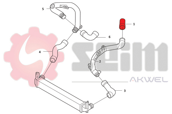 Seim Laadlucht-/turboslang 981976