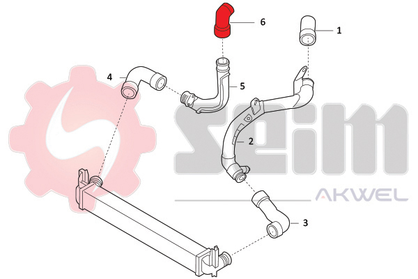Seim Laadlucht-/turboslang 981980