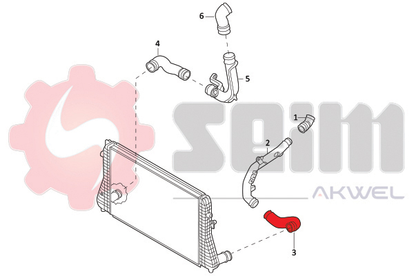 Seim Laadlucht-/turboslang 981983