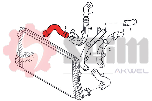 Seim Laadlucht-/turboslang 981984