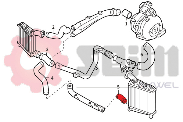 Seim Laadlucht-/turboslang 981986