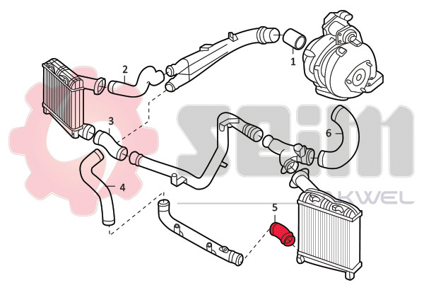 Seim Laadlucht-/turboslang 981986