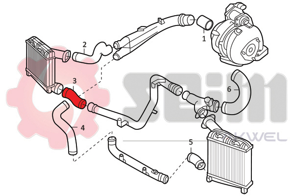 Seim Laadlucht-/turboslang 981987