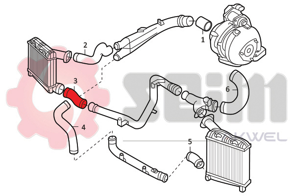 Seim Laadlucht-/turboslang 981987