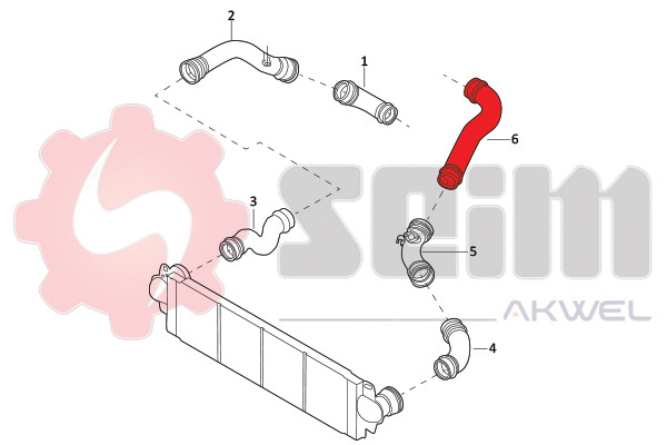 Seim Laadlucht-/turboslang 981988