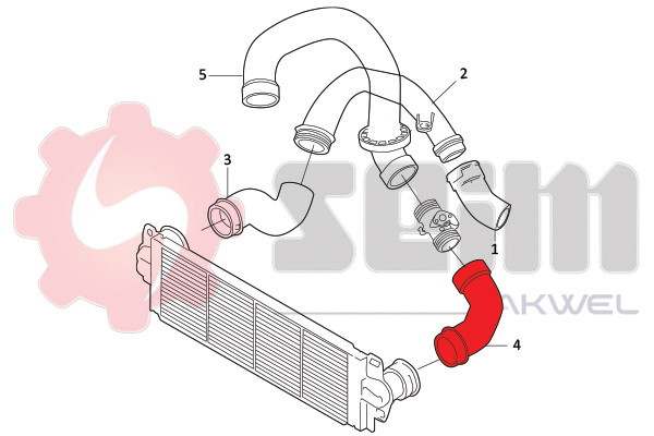 Seim Laadlucht-/turboslang 981991