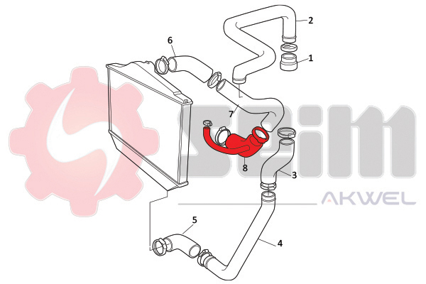 Seim Laadlucht-/turboslang 981994