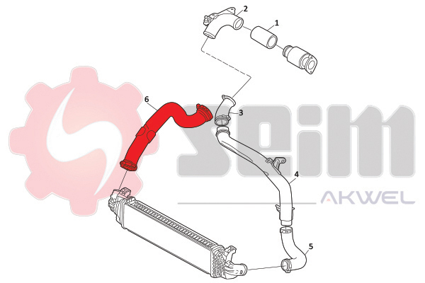 Seim Laadlucht-/turboslang 981995