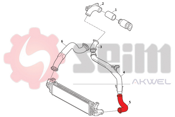 Seim Laadlucht-/turboslang 981996