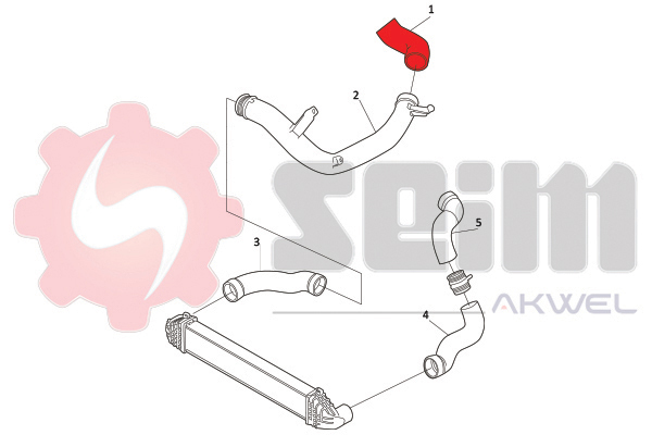 Seim Laadlucht-/turboslang 981998