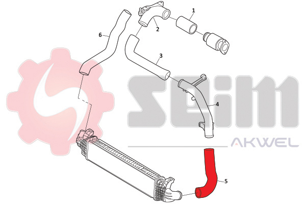Seim Laadlucht-/turboslang 982001