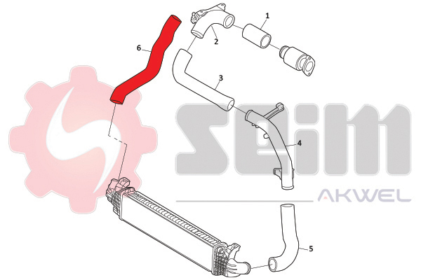 Seim Laadlucht-/turboslang 982002