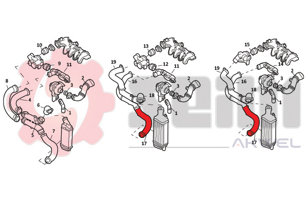 Seim Laadlucht-/turboslang 982012