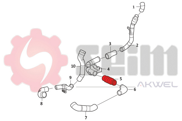 Seim Laadlucht-/turboslang 982023
