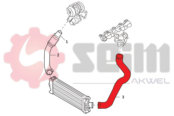 Seim Laadlucht-/turboslang 982024