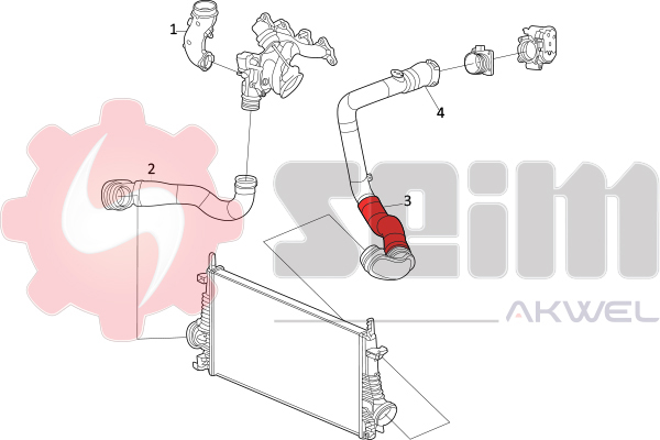 Seim Laadlucht-/turboslang 982026