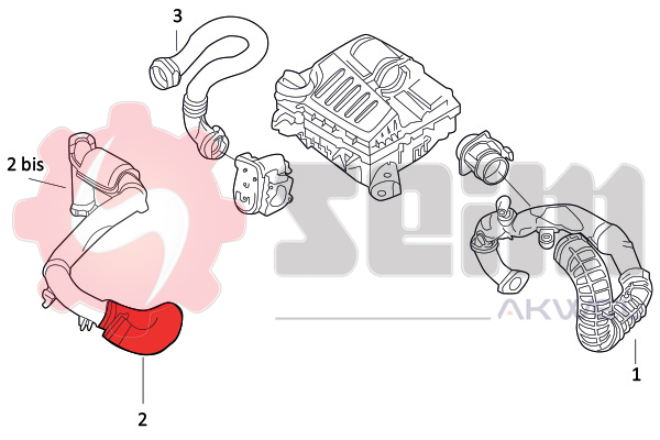 Seim Laadlucht-/turboslang 982027