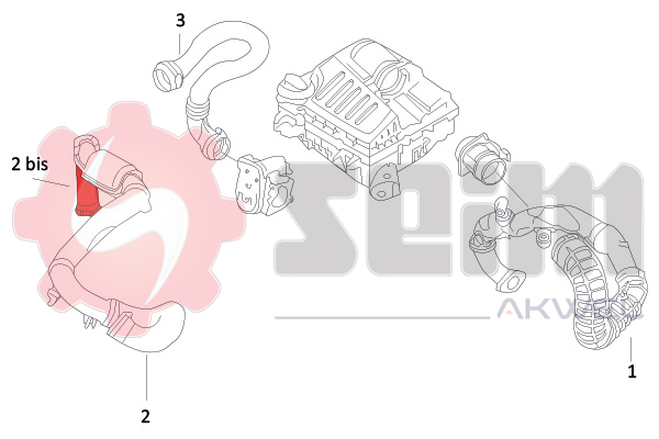 Seim Laadlucht-/turboslang 982028