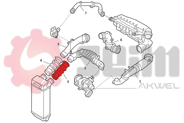 Seim Laadlucht-/turboslang 982033
