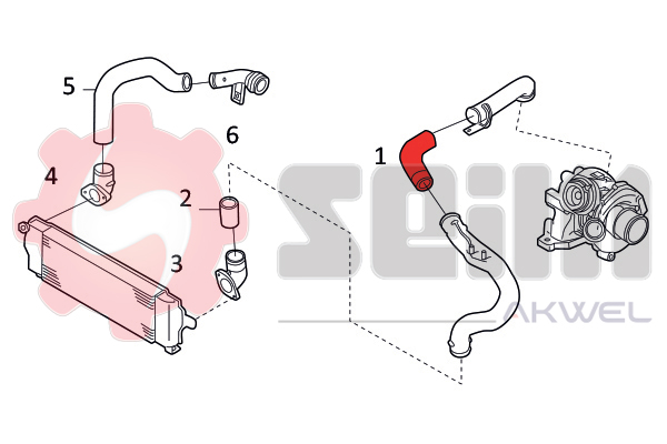 Seim Laadlucht-/turboslang 982034