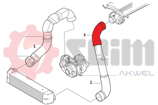 Seim Laadlucht-/turboslang 982036