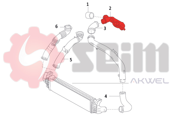 Seim Laadlucht-/turboslang 982039