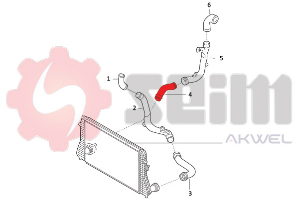 Seim Laadlucht-/turboslang 982043
