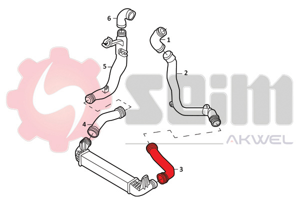 Seim Laadlucht-/turboslang 982044