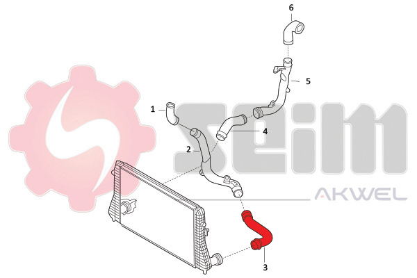 Seim Laadlucht-/turboslang 982044