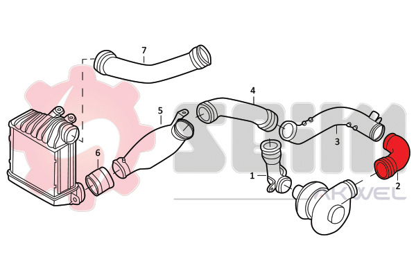 Seim Laadlucht-/turboslang 982045