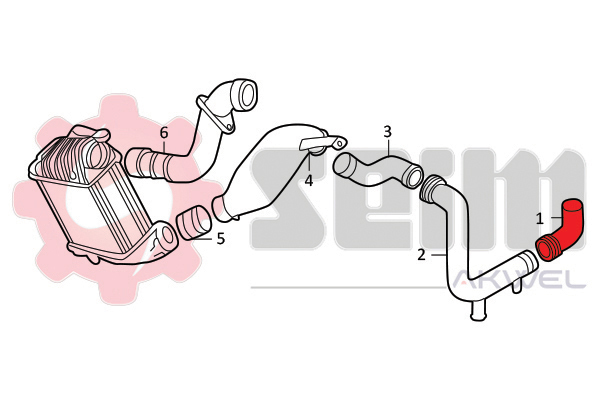 Seim Laadlucht-/turboslang 982045