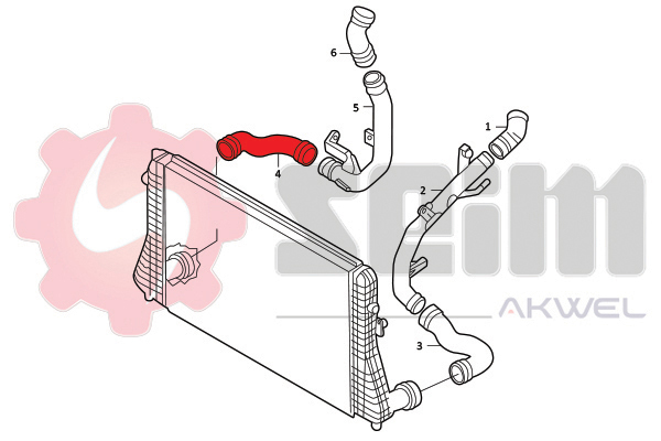 Seim Laadlucht-/turboslang 982048