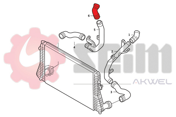 Seim Laadlucht-/turboslang 982049