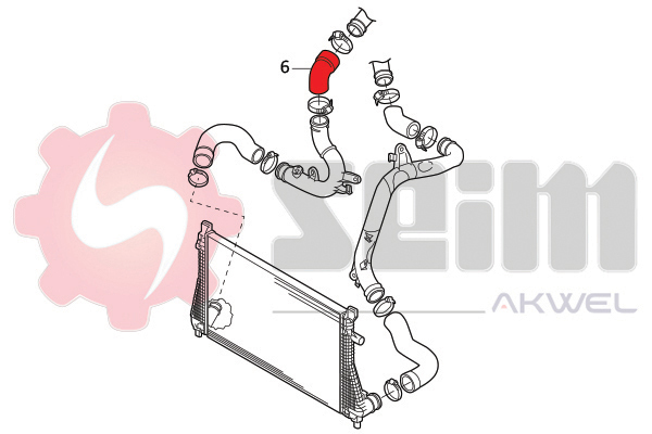 Seim Laadlucht-/turboslang 982049