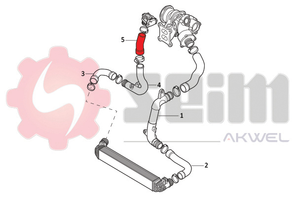 Seim Laadlucht-/turboslang 982049