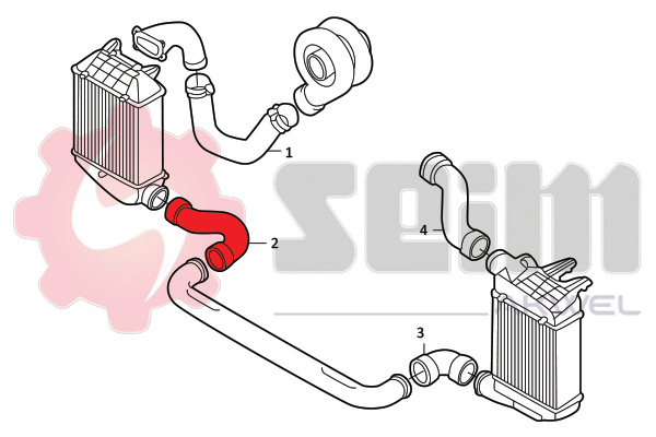 Laadlucht-/turboslang Seim 982050
