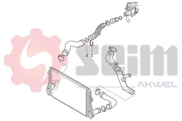 Seim Laadlucht-/turboslang 982053