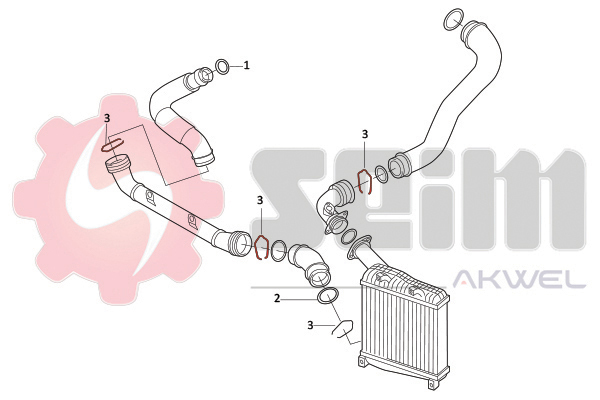 Seim Laadlucht-/turboslang 982053