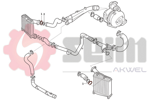 Seim Laadlucht-/turboslang 982053