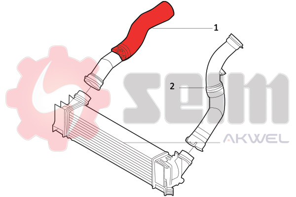 Seim Laadlucht-/turboslang 982055