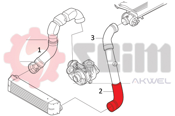 Seim Laadlucht-/turboslang 982062