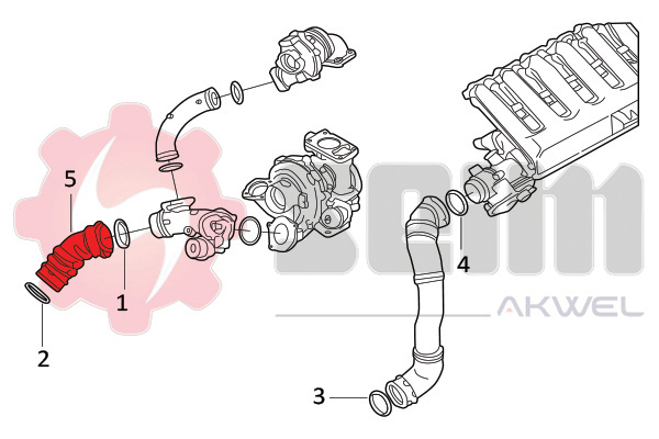 Seim Laadlucht-/turboslang 982063