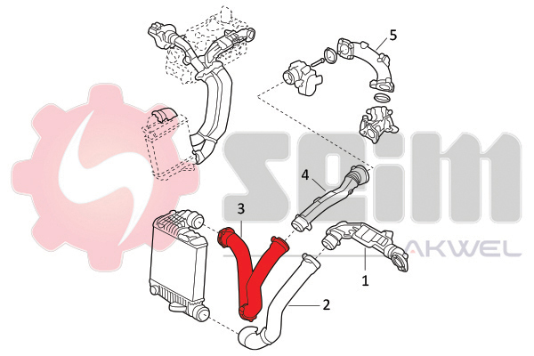 Seim Laadlucht-/turboslang 982068