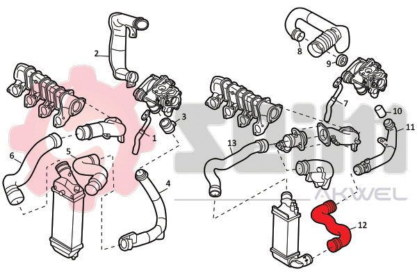 Seim Laadlucht-/turboslang 982070